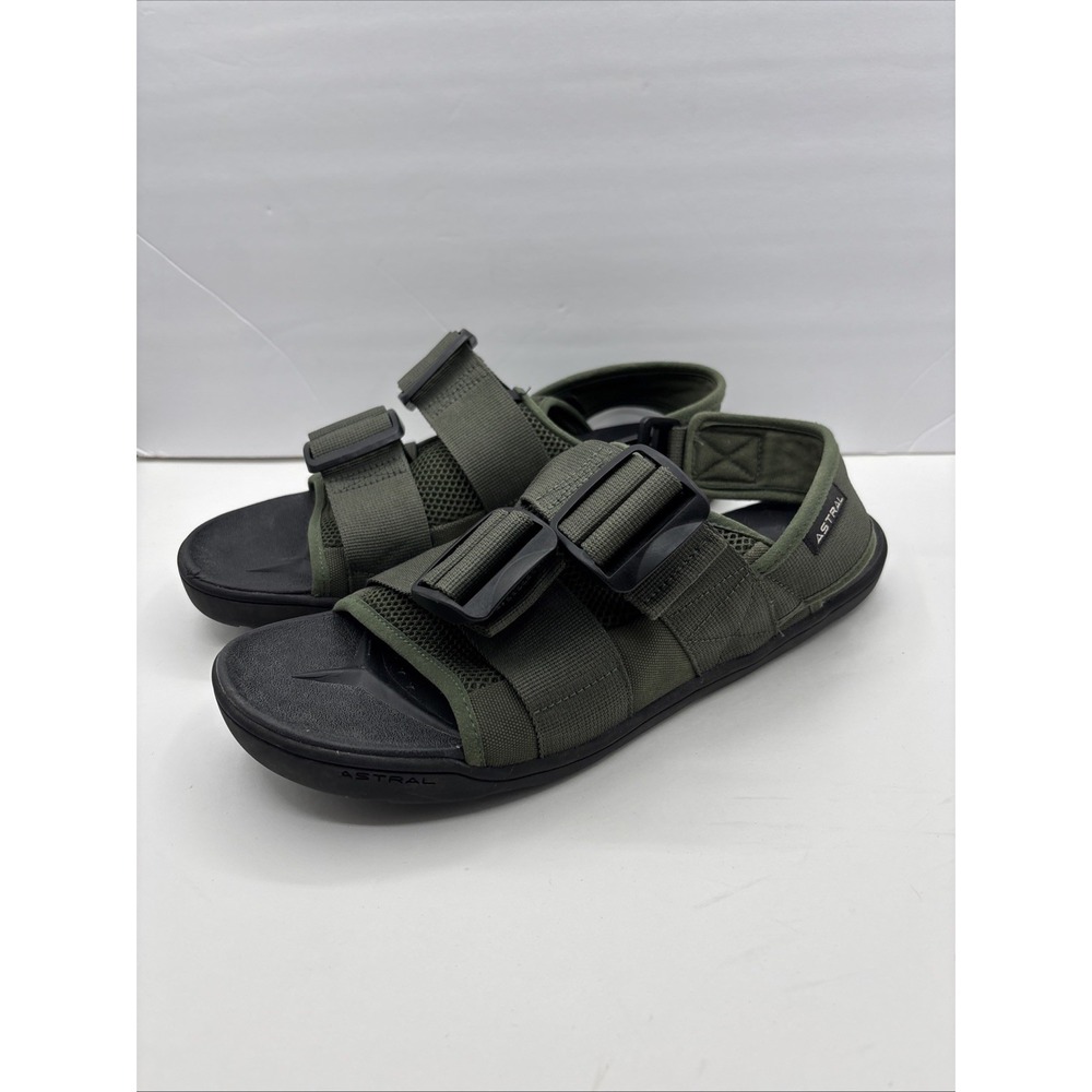 Astral PFD Hiking Waterproof Sandal Men's Size 10 Olive Adjustable Shoes
